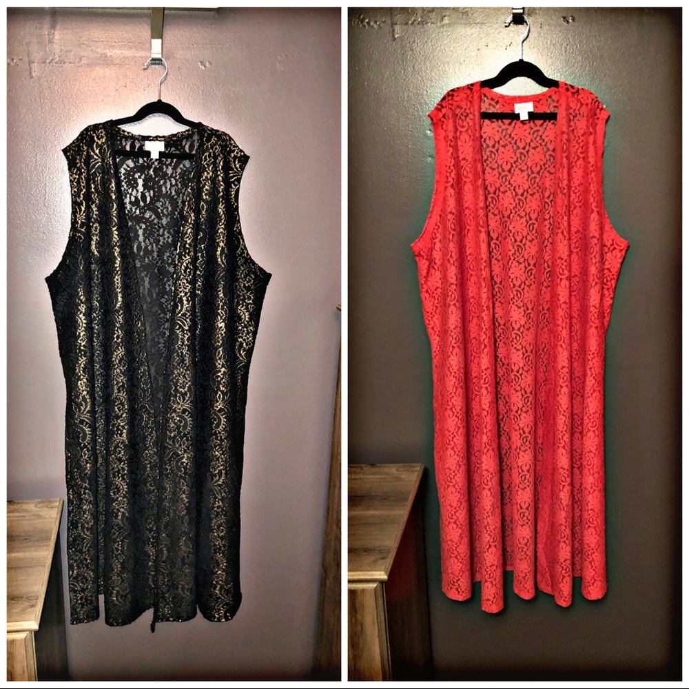 Set of 2 LulaRoe Joy Long Vest